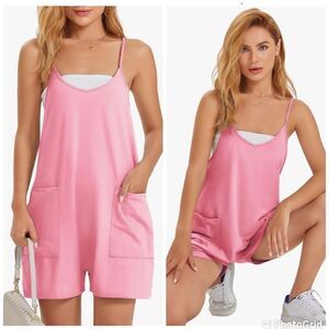 ATHMILE Rompers for Women Summer Casual Short Jumpsuits Overalls Clothes Outfits